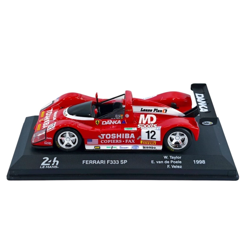 AUTO LEMANS FERRARI F333 SP #12 1998 CAJA ACRILICA 1:43 - 2