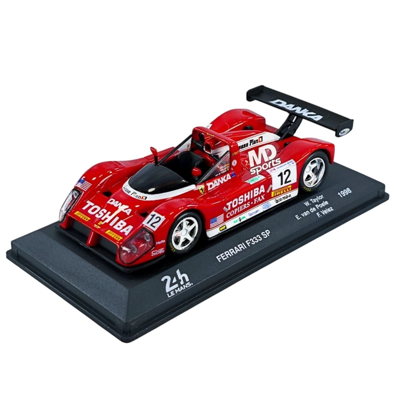 AUTO LEMANS FERRARI F333 SP #12 1998 CAJA ACRILICA 1:43 - 3