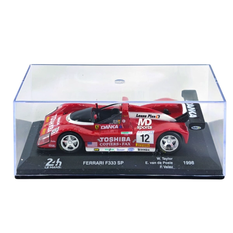 AUTO LEMANS FERRARI F333 SP #12 1998 CAJA ACRILICA 1:43 - 4