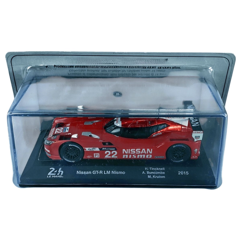 AUTO LEMANS NISSAN GTR LM NISMO 24H LEMANS 2015 #22 CAJA ACRILICA 1:43 - 1