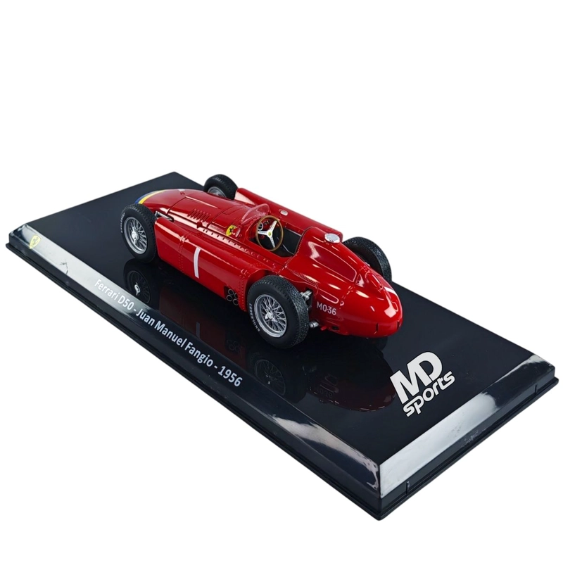 AUTO F1 FERRARI D50 1956 #1 JUAN MANUEL FANGIO CAJA ACRILICA PREMIUM COLLECT 1:24 - 3
