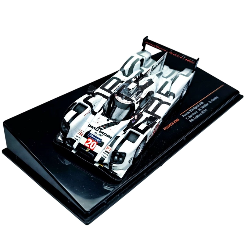 AUTO LEMANS PORSCHE 919 2014 WEC LEMANS #20 BERNHARD/ WEBBER/ HARTLEY IXO MODELS 1:43 - 1