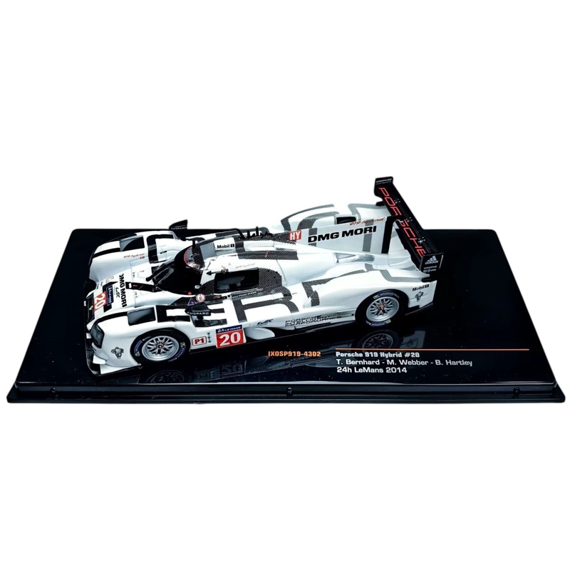 AUTO LEMANS PORSCHE 919 2014 WEC LEMANS #20 BERNHARD/ WEBBER/ HARTLEY IXO MODELS 1:43 - 4