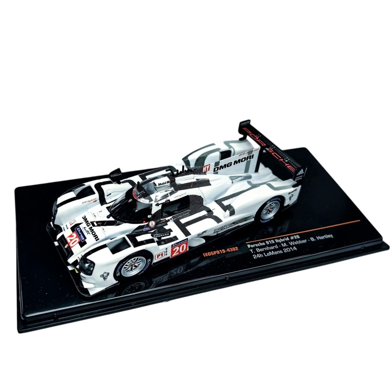 AUTO LEMANS PORSCHE 919 2014 WEC LEMANS #20 BERNHARD/ WEBBER/ HARTLEY IXO MODELS 1:43 - 5