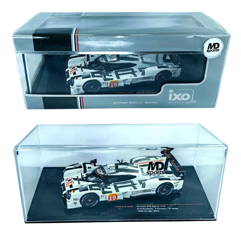AUTO WEC PORSCHE 919 HYBRID 1000KM SPA 2015 #19 HULKENBERG-BAMBER-TANDY IXO 1:43 - 2