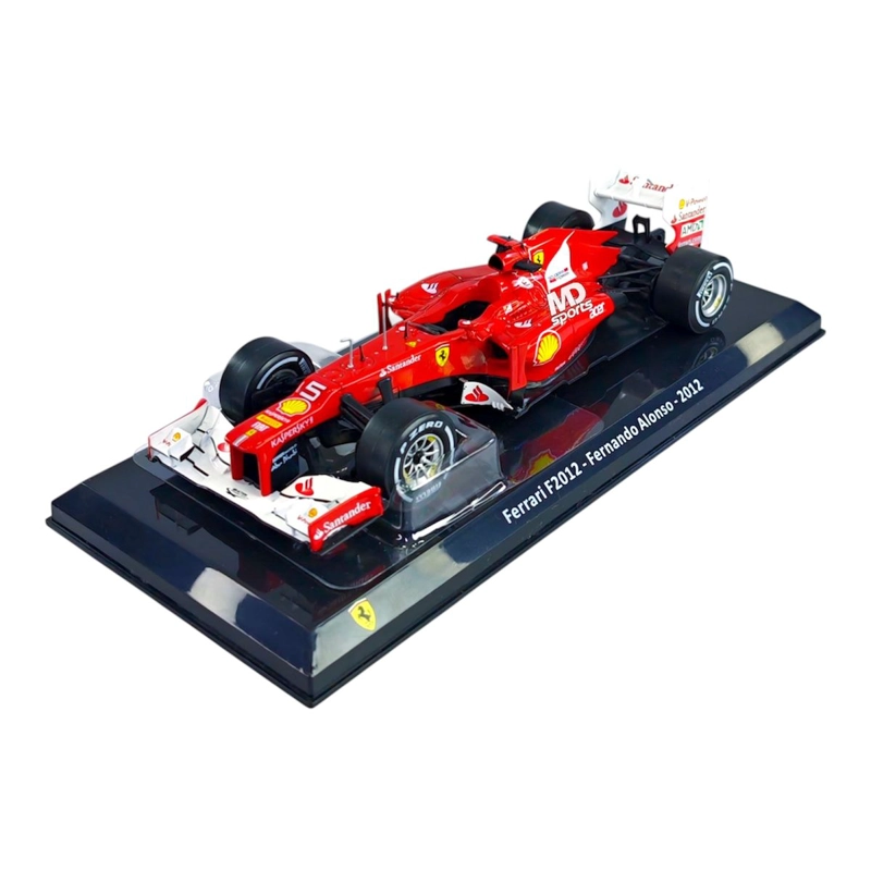AUTO F1 FERRARI F2012 2012 #5 FERNANDO ALONSO CAJA ACRILICA PREMIUM COLLECT 1:24 - 2