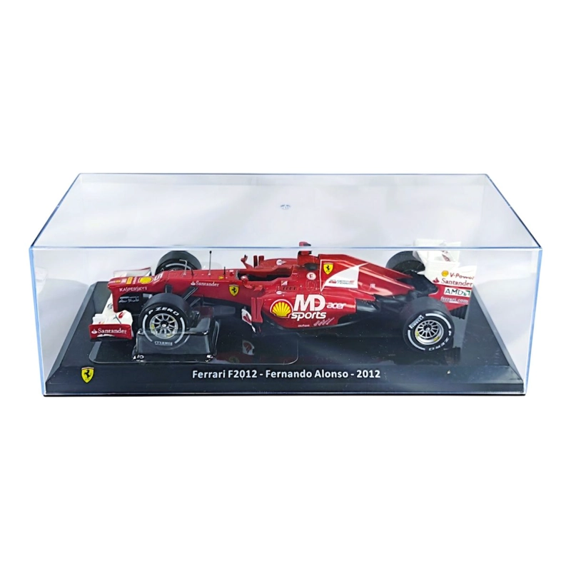 AUTO F1 FERRARI F2012 2012 #5 FERNANDO ALONSO CAJA ACRILICA PREMIUM COLLECT 1:24 - 5