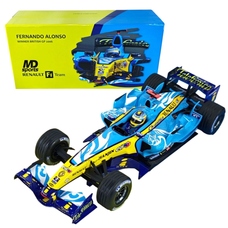 AUTO FORMULA 1 RENAULT R26 BRITISH GP 2006 #1 FERNANDO ALONSO MINICHAMPS 1:18 - 1