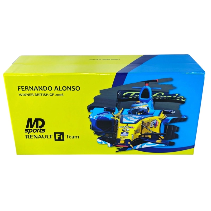 AUTO FORMULA 1 RENAULT R26 BRITISH GP 2006 #1 FERNANDO ALONSO MINICHAMPS 1:18 - 3
