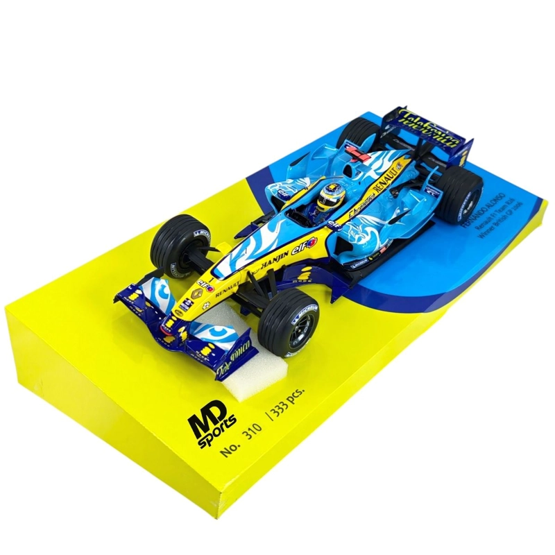AUTO FORMULA 1 RENAULT R26 BRITISH GP 2006 #1 FERNANDO ALONSO MINICHAMPS 1:18 - 4