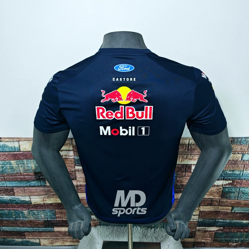 POLERA CASTORE OFICIAL ORACLE REDBULL RACING FORD TEAM 2026 AZUL - 3