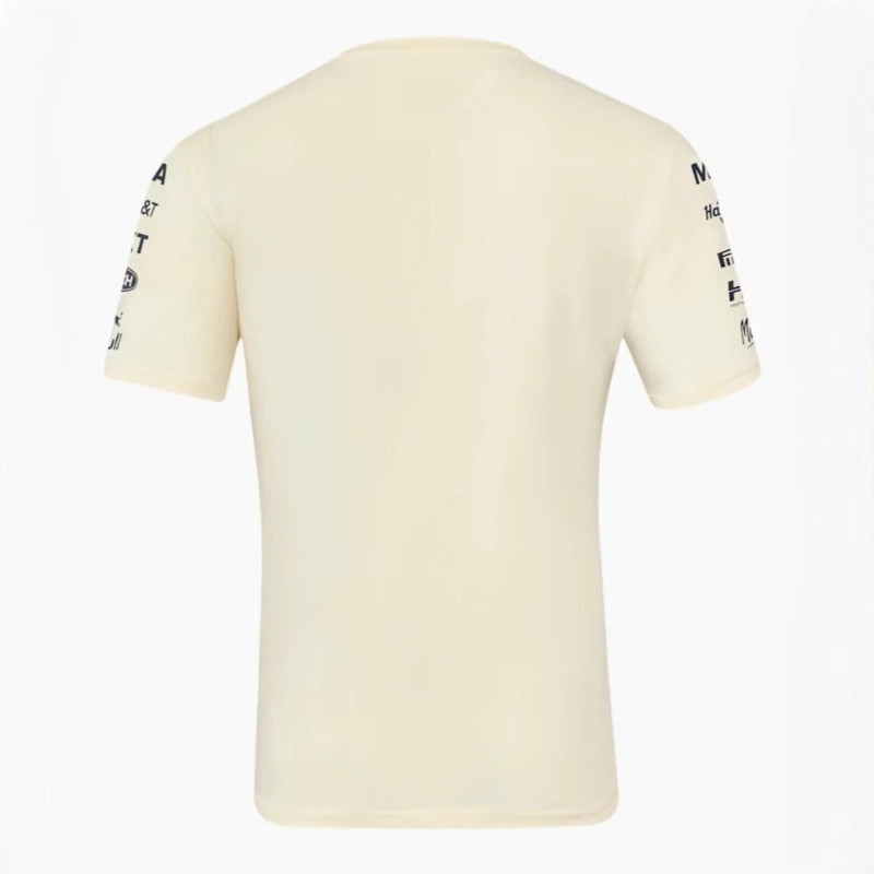 POLERA CASTORE OFICIAL ORACLE REDBULL RACING TEAM HERITAGE 2025 CREMA - 2