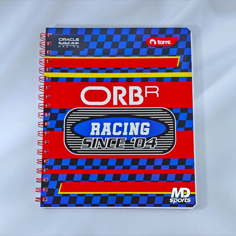 CUADERNO UNIVERSITARIO TORRE REDBULL RACING 100 HOJAS - 1