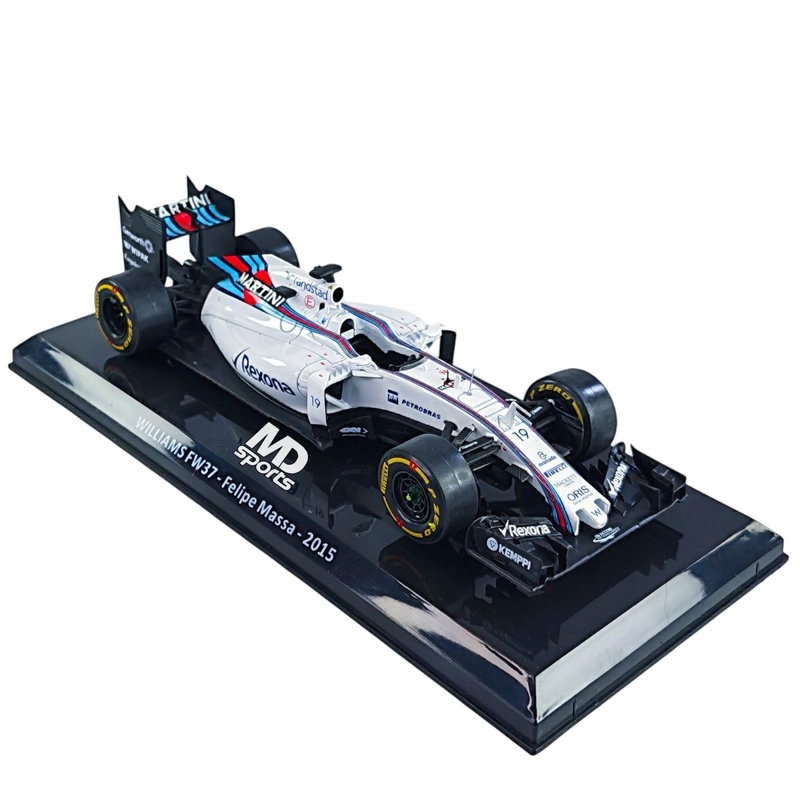 AUTO F1 WILLIAMS FW37 #19 FELIPE MASSA 2015 CAJA NORMAL PREMIUM COLLECT 1:24 - 4