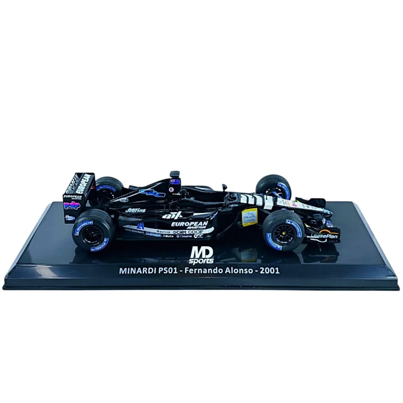 AUTO F1 MINARDI PS01 2001 #21 FERNANDO ALONSO CAJA NORMAL PREMIUM COLLECT 1:24 - 2