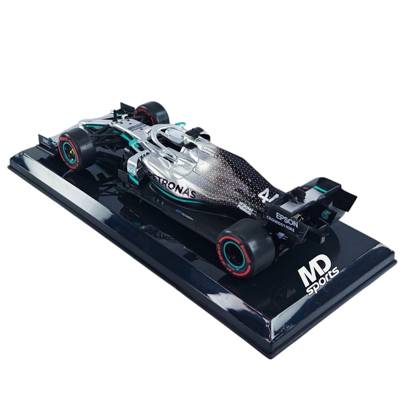 AUTO F1 MERCEDES W10 2019 #44 LEWIS HAMILTON CAJA NORMAL PREMIUM COLLECT 1:24 - 4