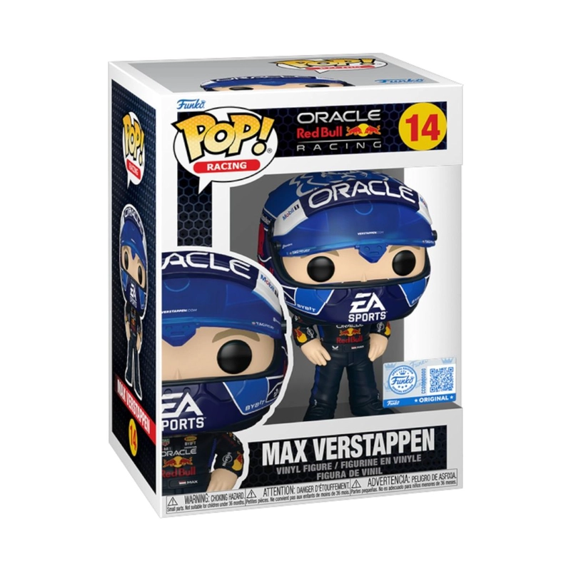 FUNKO POP #14 FORMULA 1 REDBULL RACING MAX VERSTAPPEN USA HELMET 2024 - 1