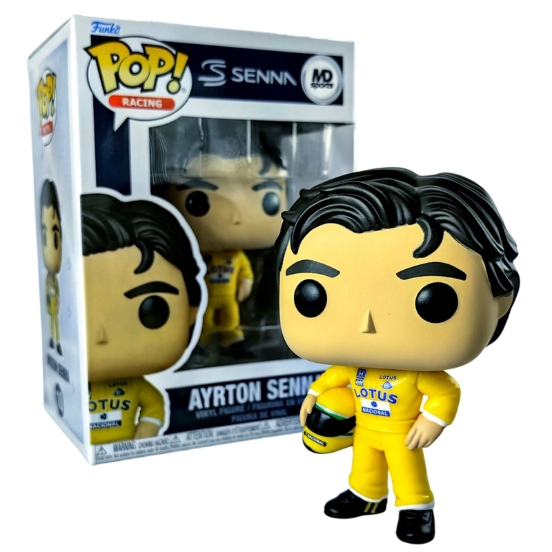 FUNKO POP #10 FORMULA 1 LOTUS AYRTON SENNA CON CASCO - 1