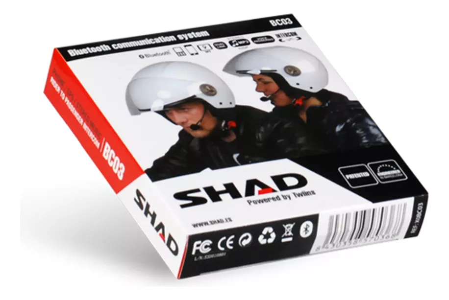 KIT MANOS LIBRES SHAD INTERCOM BC03 - 1