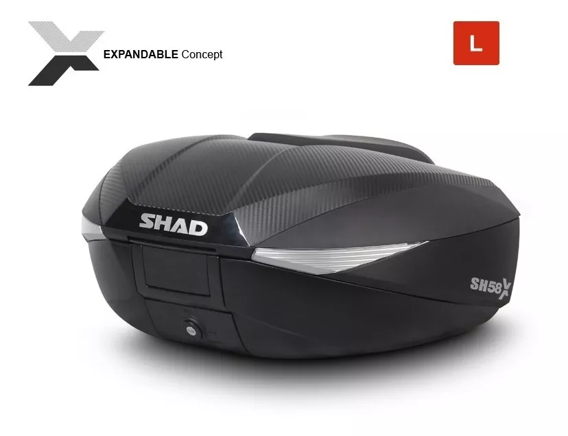 MALETA PARA MOTO SHAD TOP-CASE SH-58X EXPANDIBLE - 2