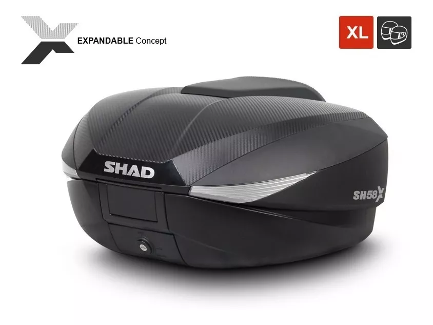 MALETA PARA MOTO SHAD TOP-CASE SH-58X EXPANDIBLE - 3