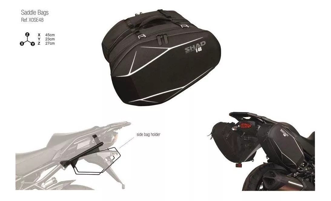 SHAD BOLSO LATERAL 40-52 LITROS E48 (X0SE48) - 5