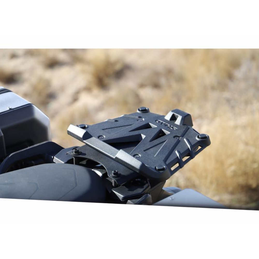 PLATINA SHAD ALUMINIO BLACK + TORNILLOS TERRA NEGRO - 2