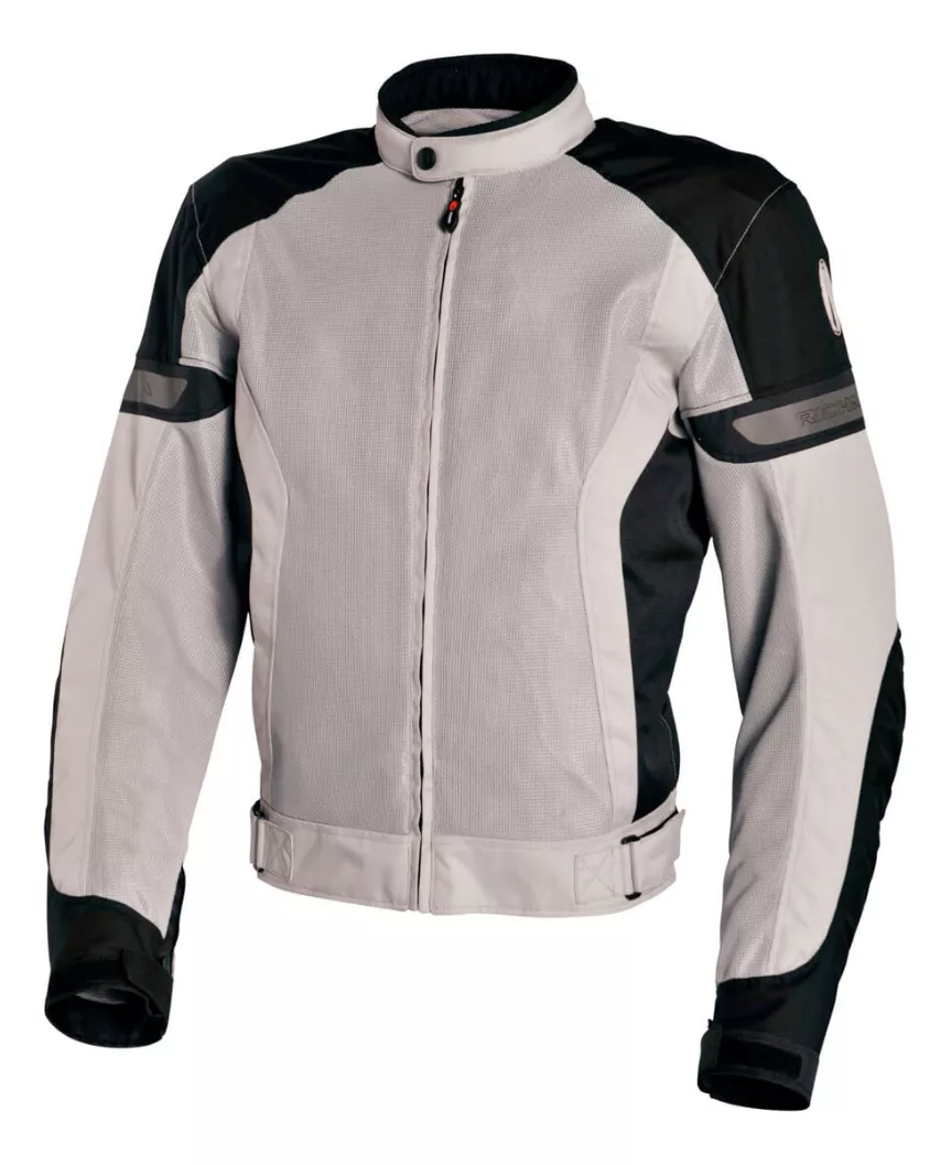 CHAQUETA DE MOTO RICHA COOL SUMMER LADY BLACK/GREY - 1