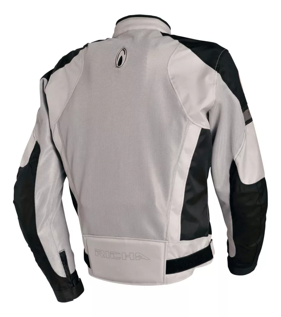CHAQUETA DE MOTO RICHA COOL SUMMER LADY BLACK/GREY - 2