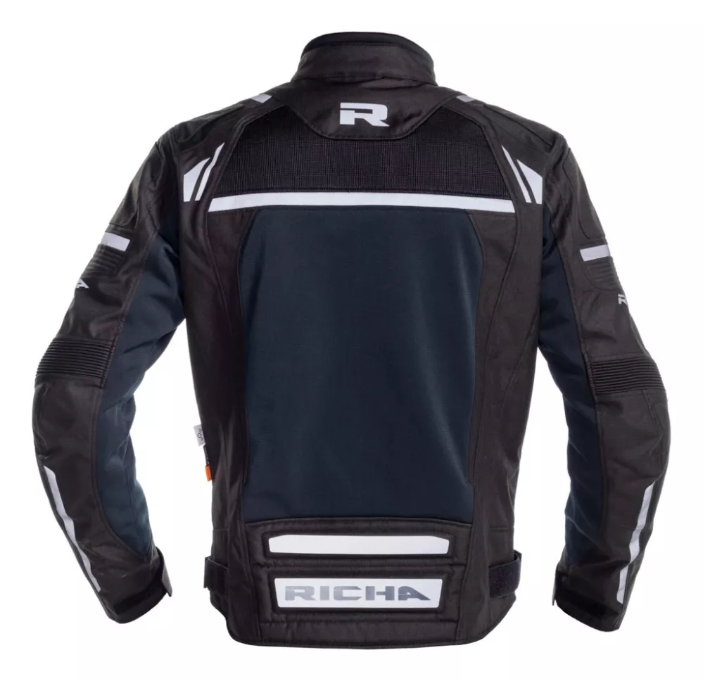CHAQUETA PARA MOTO RICHA AIRSTORM WP BLACK - 2