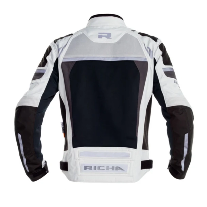 CHAQUETA DE MOTO RICHA AIRSTORM IMPERMEABLE GRIS - 2