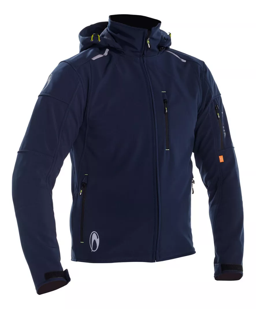 CHAQUETA PARA MOTO RICHA SOFTSHELL VANQUISH BLUE - 1