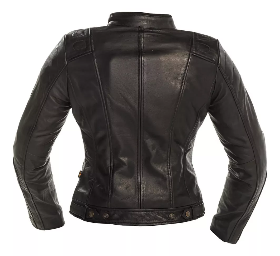 CHAQUETA PARA MOTO RICHA CUERO LAUSANNE LADY BLACK - 2