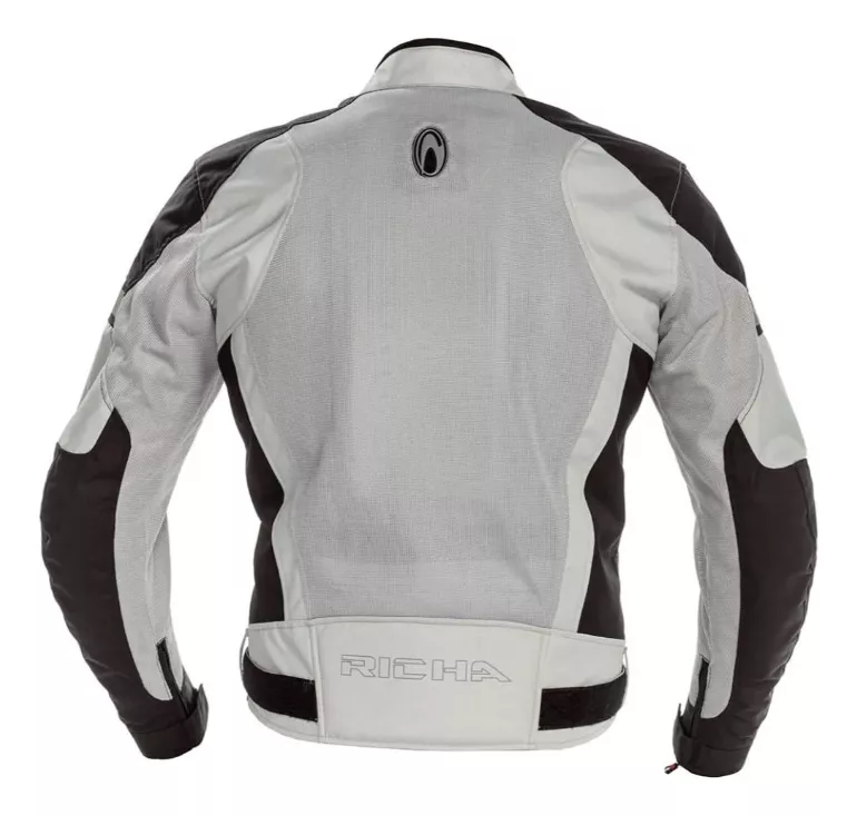 CHAQUETA PARA MOTO RICHA COOL SUMMER BLACK/GREY - 2