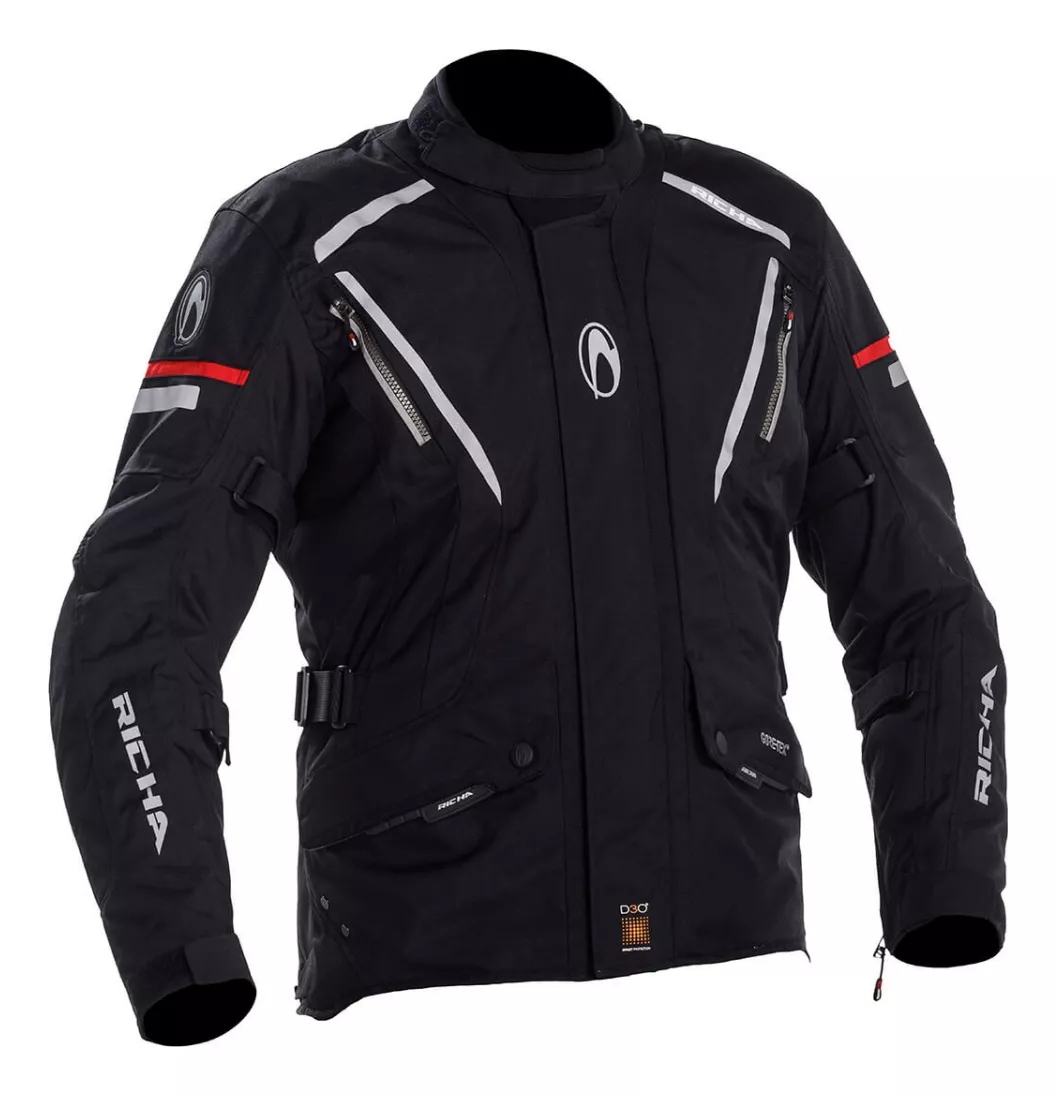 CHAQUETA PARA MOTO RICHA CYCLONE GORE-TEX BLACK - 1