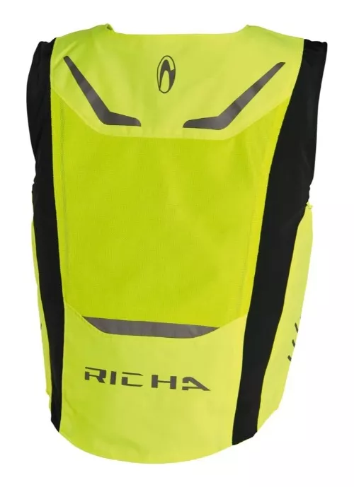 CHAQUETA PARA MOTO RICHA SEGURIDAD MESH YELLOW - 2