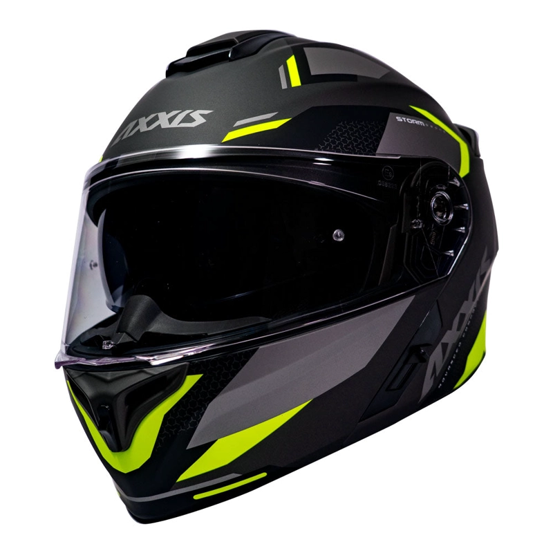CASCO AXXIS STORM DRONE D3 AMARILLO FLUOR - 3