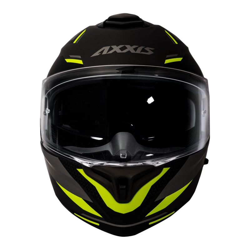 CASCO AXXIS STORM DRONE D3 AMARILLO FLUOR - 4