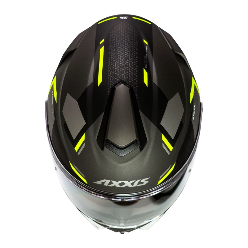 CASCO AXXIS STORM DRONE D3 AMARILLO FLUOR - 6