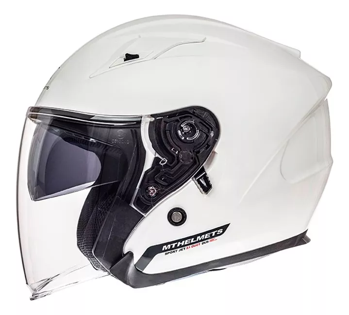 CASCO DE MOTO MT AVENUE SV SOLID BLANCO PERLA - 2