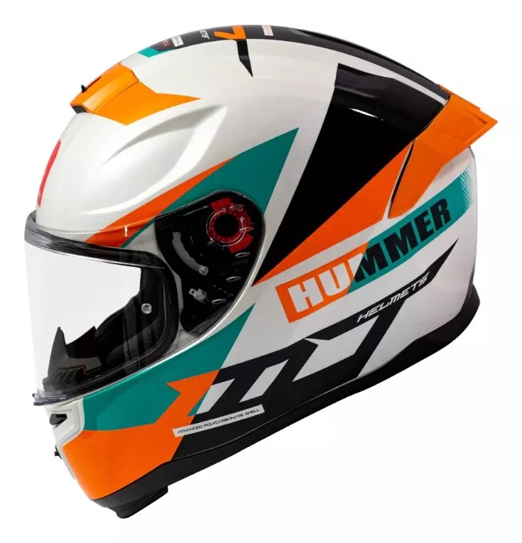 CASCO MT FF114 HUMMER QUO A0 BLANCO PERLA BRILLO - 3