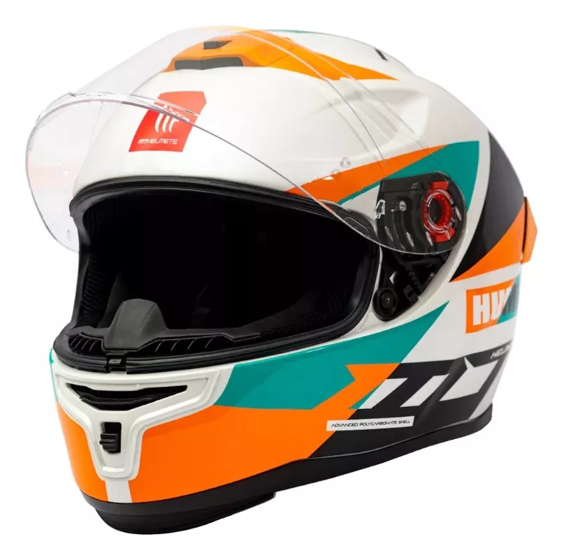 CASCO MT FF114 HUMMER QUO A0 BLANCO PERLA BRILLO - 4