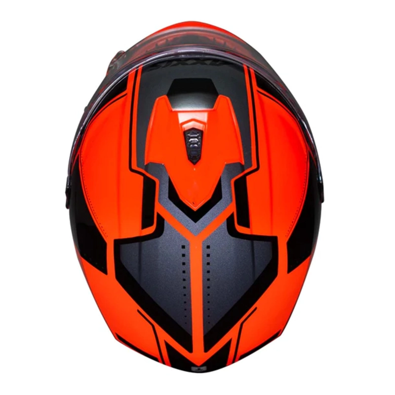 CASCO PARA MOTO AXXIS FF112C DRAKEN S SONAR C5 ROJO FLUOR BRILLO - 6