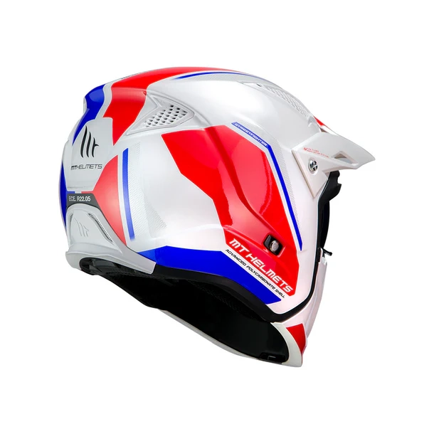 CASCO PARA MOTO MT TR902X STREETFIGHTER SV TWIN B7 AZUL/PERLA BRILLO - 3
