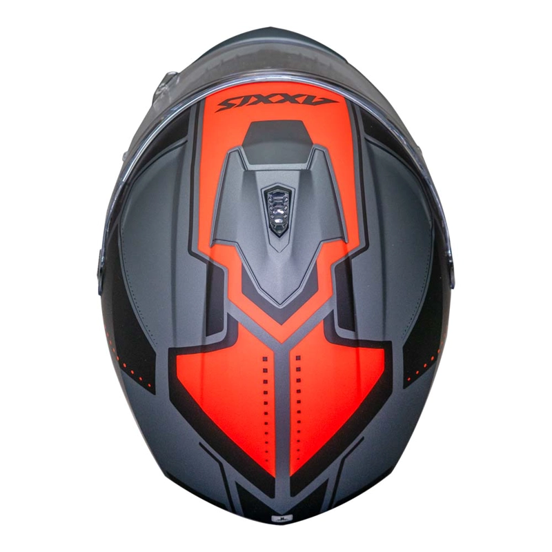 CASCO PARA MOTO AXXIS FF112C DRAKEN S SONAR B5 ROJO FLUOR MATE - 6