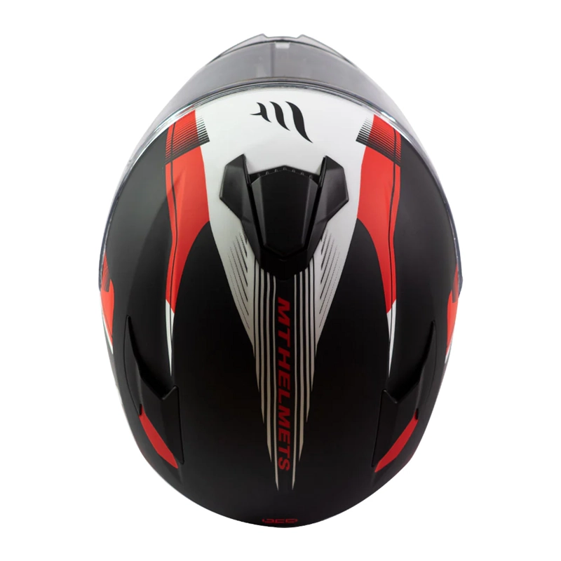 CASCO DE MOTO MT FF106 TARGO IVY D5 ROJO MATE - 3