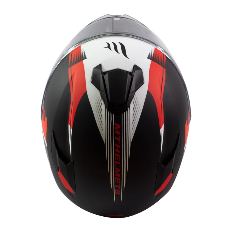 CASCO DE MOTO MT FF106 TARGO IVY D5 ROJO MATE - 6