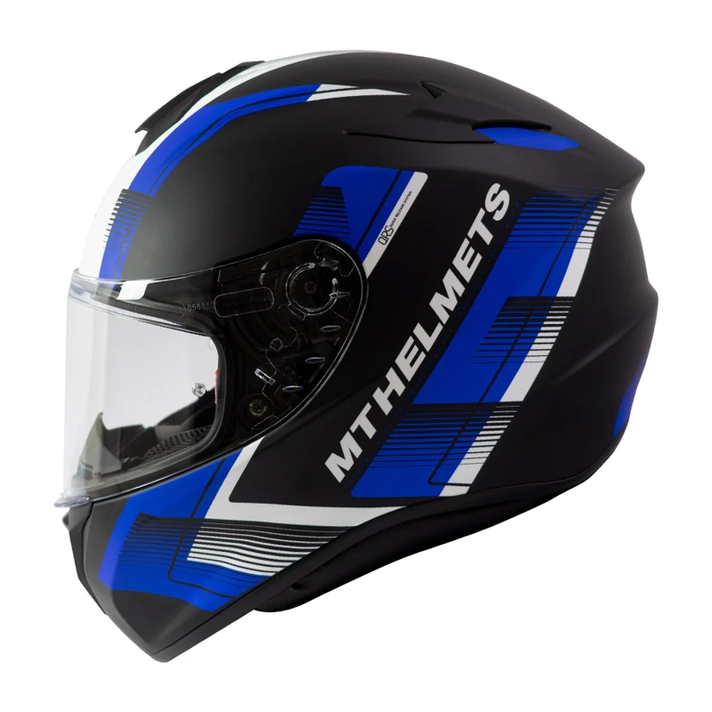 CASCO DE MOTO MT TARGO IVY D7 AZUL MATE - 2