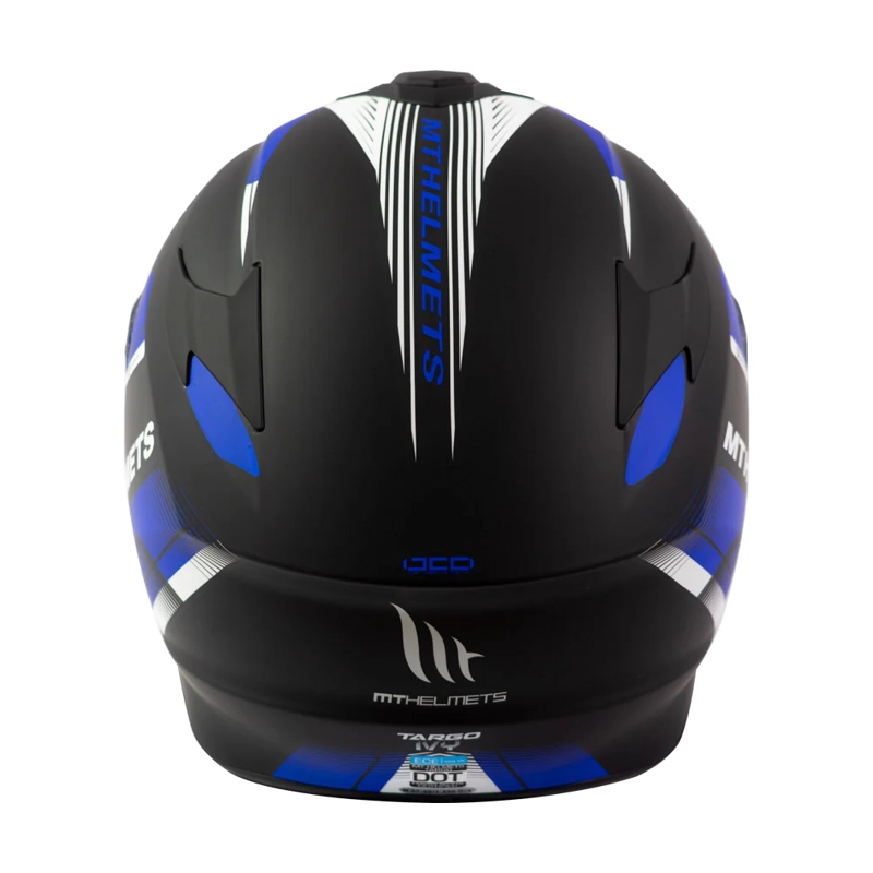 CASCO DE MOTO MT TARGO IVY D7 AZUL MATE - 4