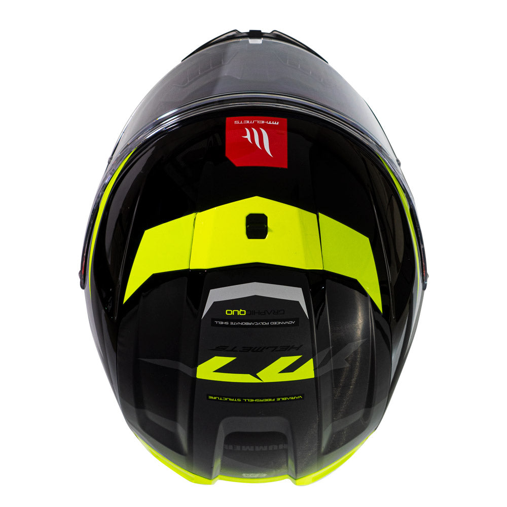 CASCO MT FF114 HUMMER QUO B13 AMARILLO FLUOR BRILLO - 6